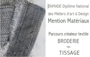 dnmade materiaux broderie tissage